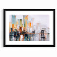 Abstract Architecture Cityscape Art - Geometric Urban Building Print