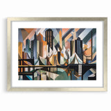 Large Abstract Architecture Canvas Print | Geometric Urban Art