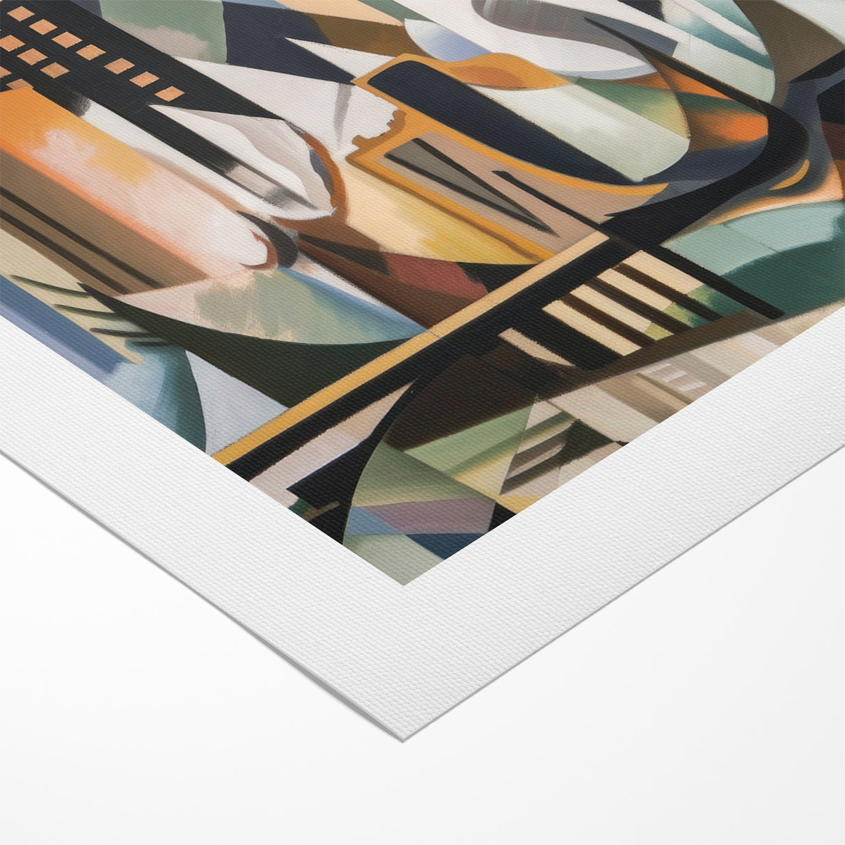 Large Abstract Architecture Canvas Print | Geometric Urban Art