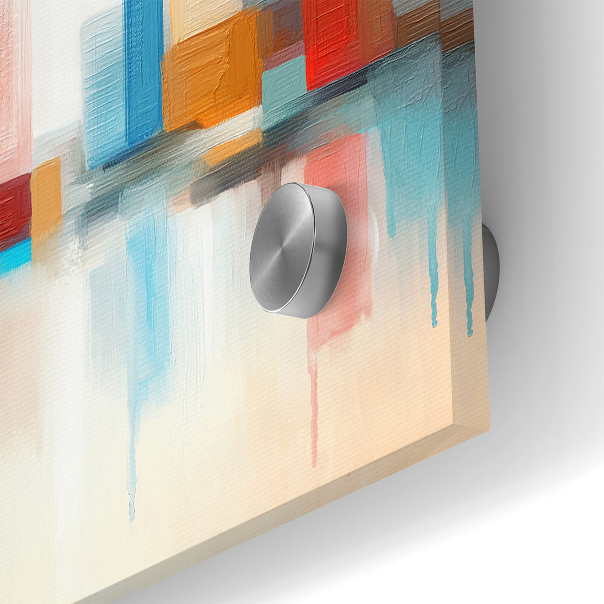 Colorful Abstract Cityscape Art - Modern Architectural Wall Print