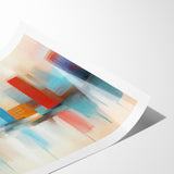 Colorful Abstract Cityscape Art - Modern Architectural Wall Print