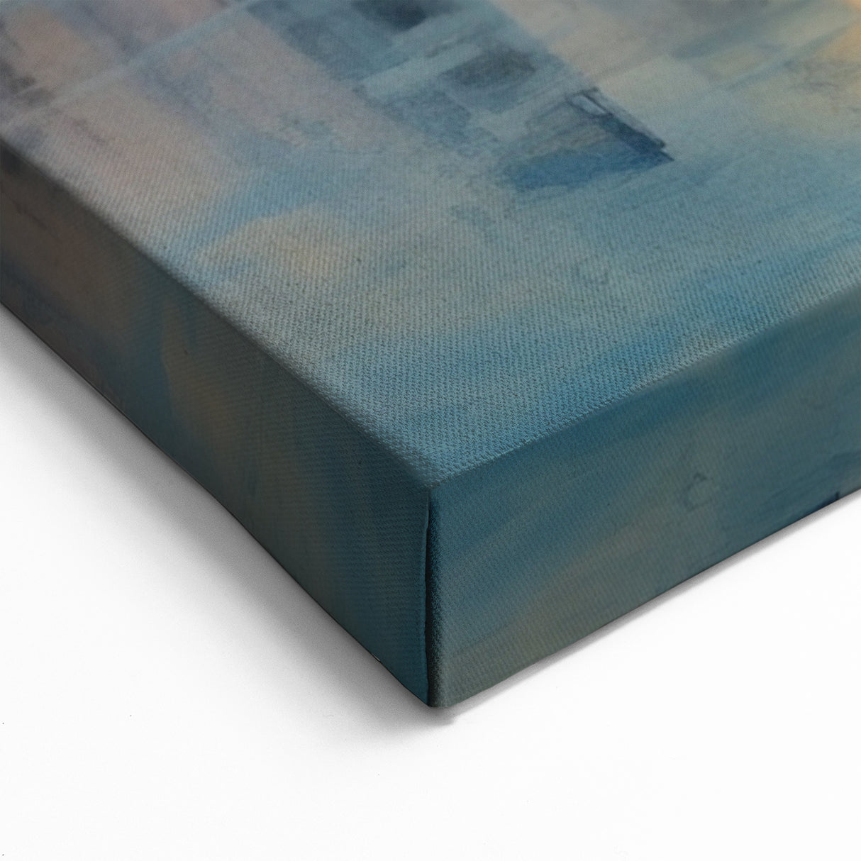 Sunset Cityscape Art - Modern Abstract Architectural Wall Print