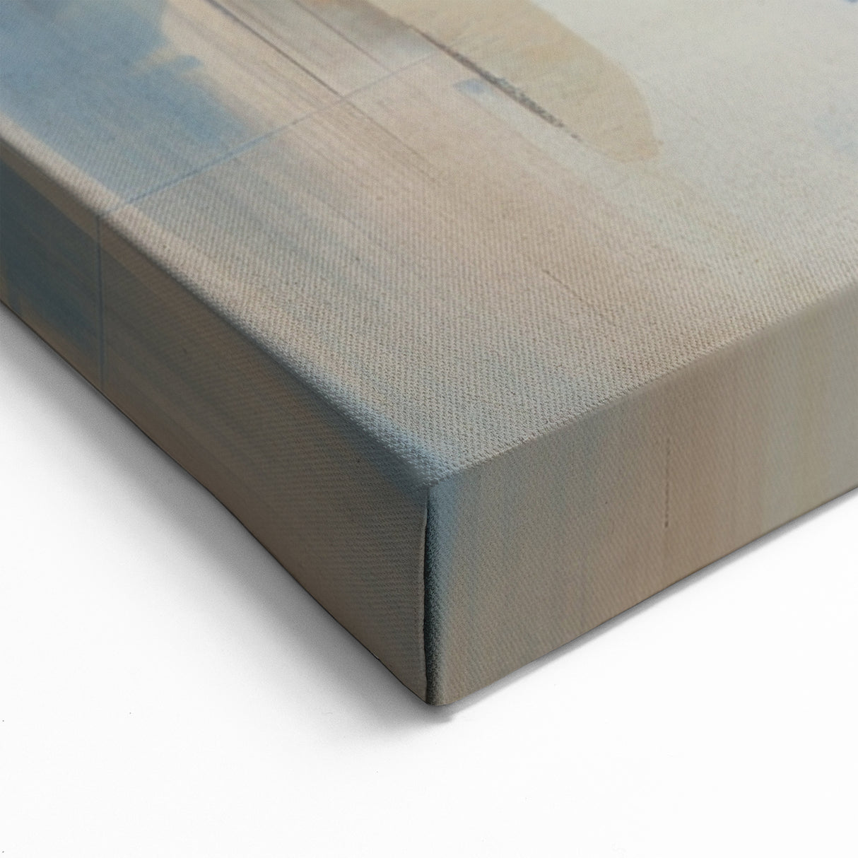 Modern Blue Cityscape Art - Abstract Architectural Wall Print