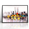Colorful Abstract Cityscape Art - Modern Urban Architectural Print