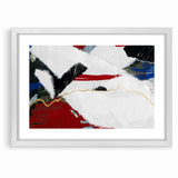 Dynamic Strokes and Lines Abstract Art - Modern Geometric Line Canvas