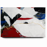 Dynamic Strokes and Lines Abstract Art - Modern Geometric Line Canvas