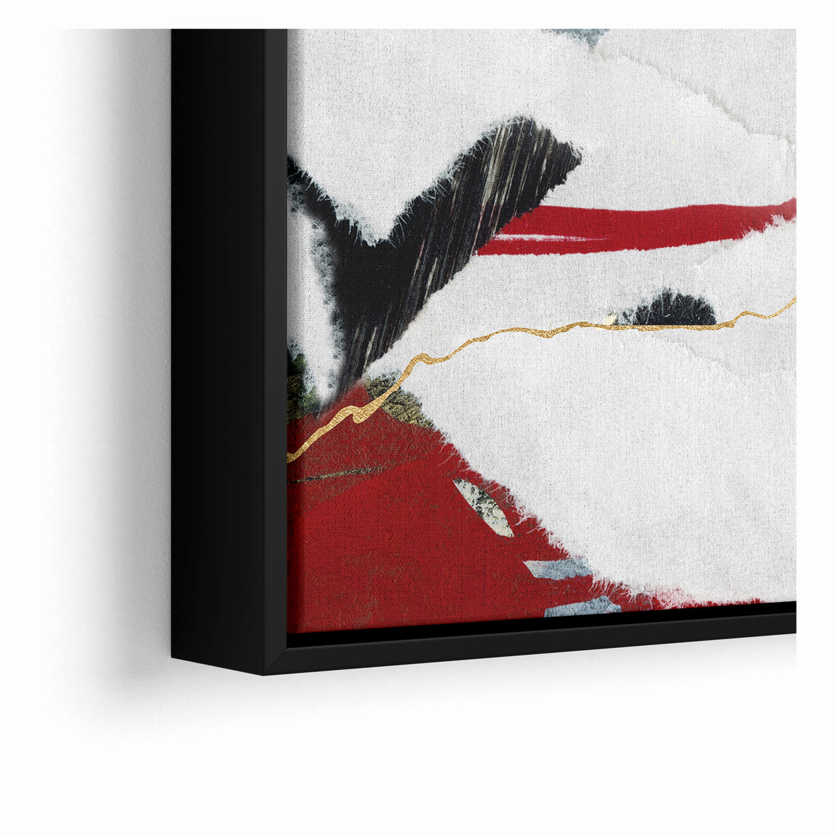 Dynamic Strokes and Lines Abstract Art - Modern Geometric Line Canvas