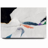 Colorful Strokes and Lines Abstract Art - Modern Geometric Canvas