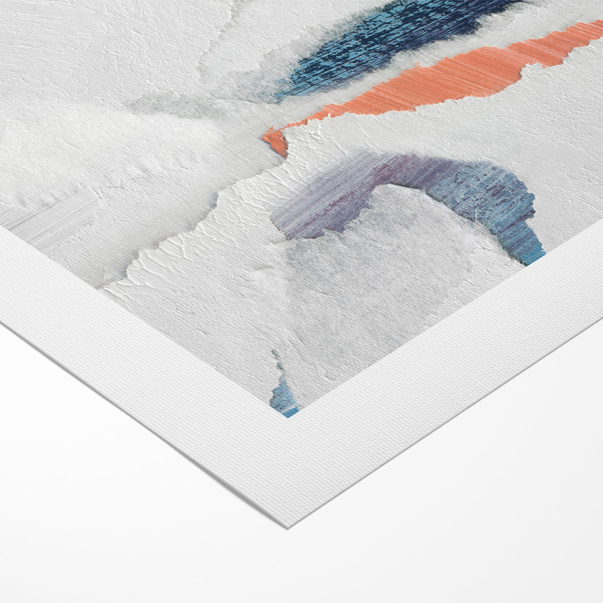 Colorful Strokes and Lines Abstract Art - Modern Geometric Canvas