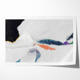 Colorful Strokes and Lines Abstract Art - Modern Geometric Canvas