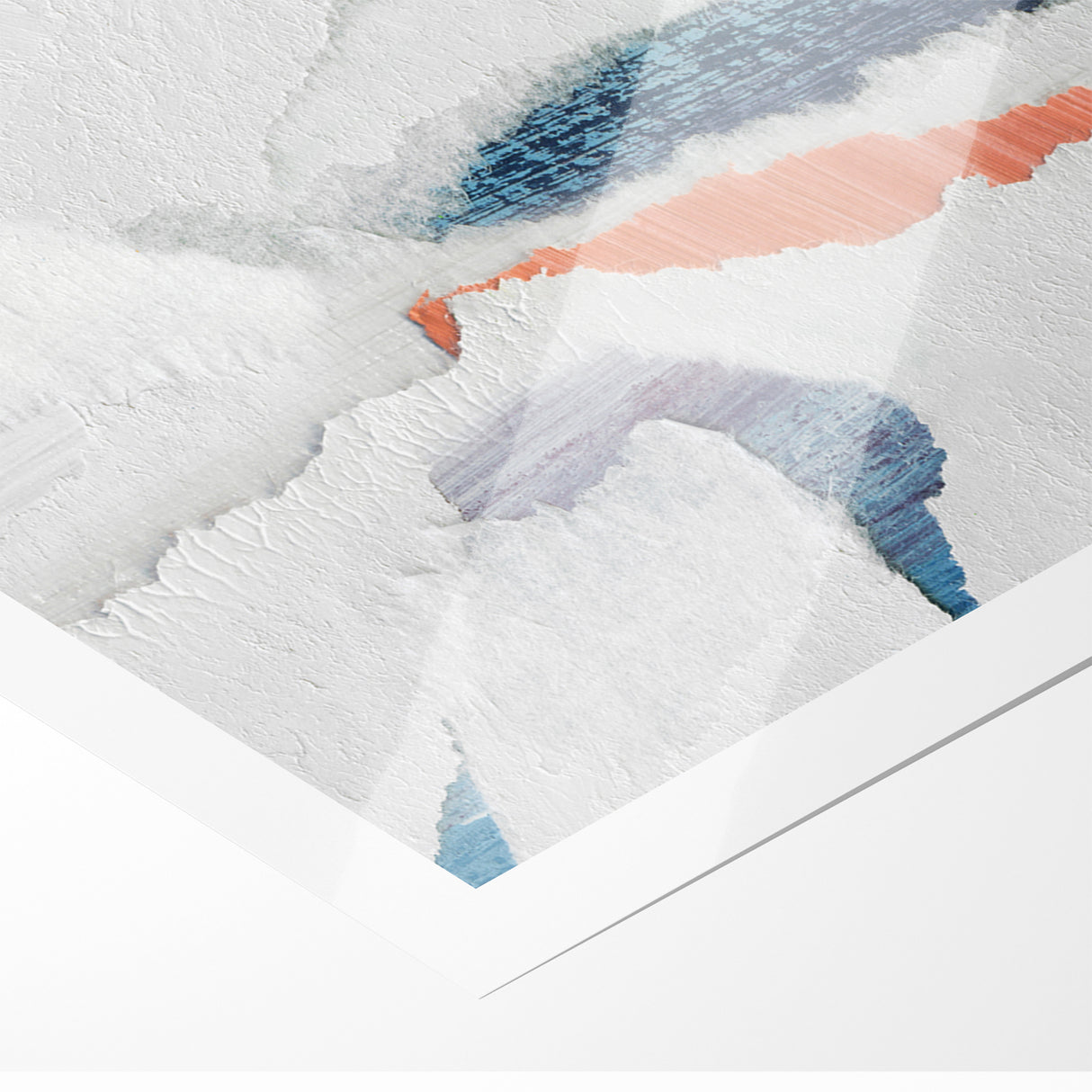 Colorful Strokes and Lines Abstract Art - Modern Geometric Canvas