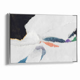 Colorful Strokes and Lines Abstract Art - Modern Geometric Canvas