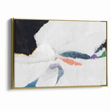 Colorful Strokes and Lines Abstract Art - Modern Geometric Canvas
