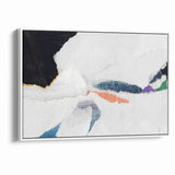 Colorful Strokes and Lines Abstract Art - Modern Geometric Canvas