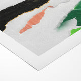 Vibrant Strokes and Lines Abstract Art - Modern Geometric Canvas