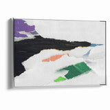 Vibrant Strokes and Lines Abstract Art - Modern Geometric Canvas
