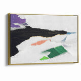 Vibrant Strokes and Lines Abstract Art - Modern Geometric Canvas