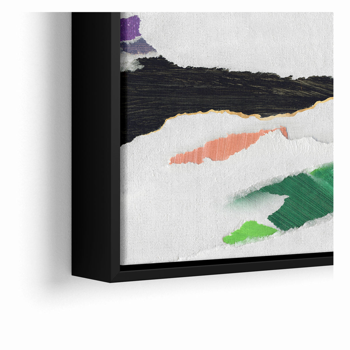 Vibrant Strokes and Lines Abstract Art - Modern Geometric Canvas