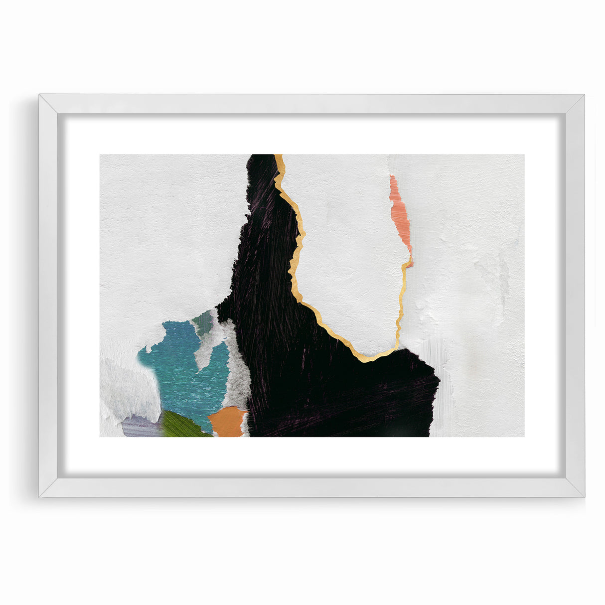 Elegant Strokes and Lines Abstract Art - Modern Minimalist Canvas