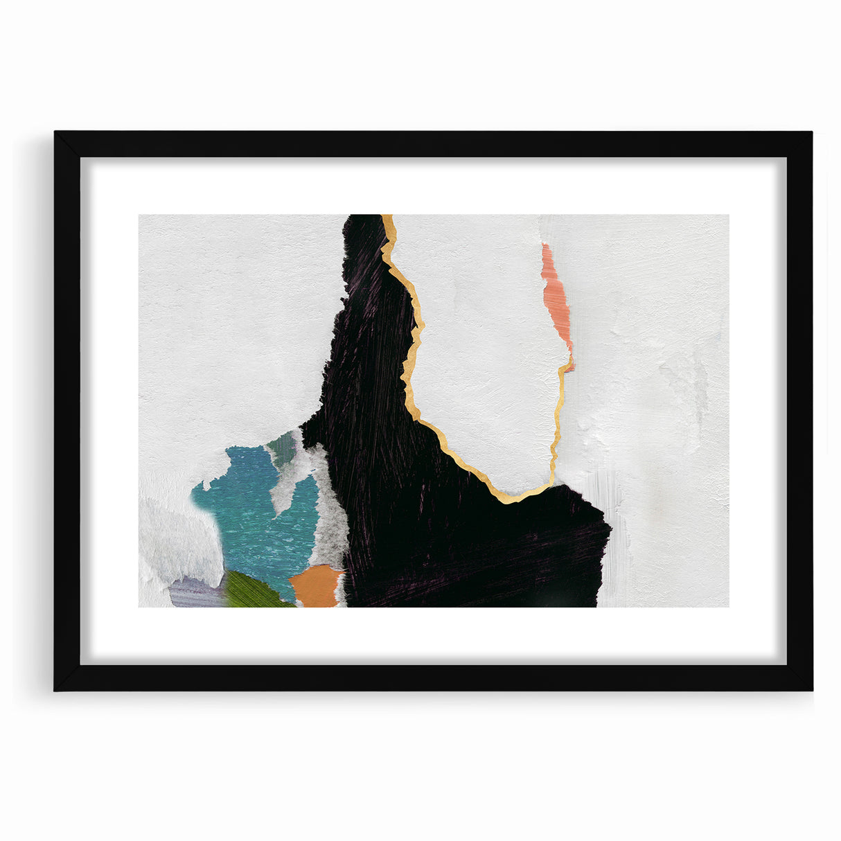 Elegant Strokes and Lines Abstract Art - Modern Minimalist Canvas