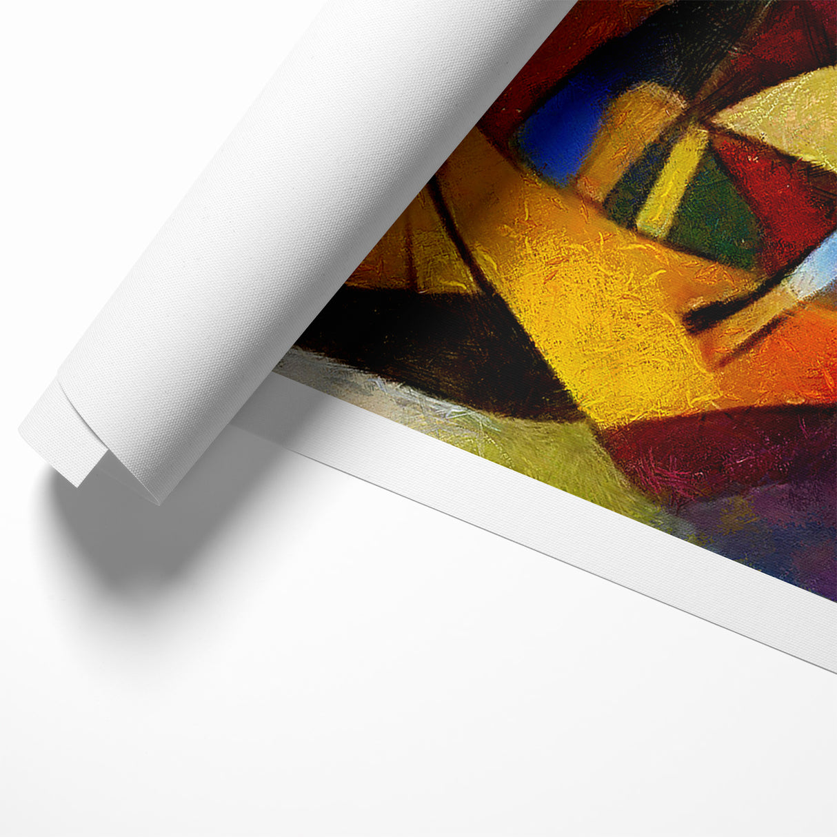 Vibrant Abstract Expressionist Art Canvas - Colorful Expressionist Painting