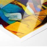 Vibrant Abstract Expressionist Art Canvas - Colorful Expressionist Painting