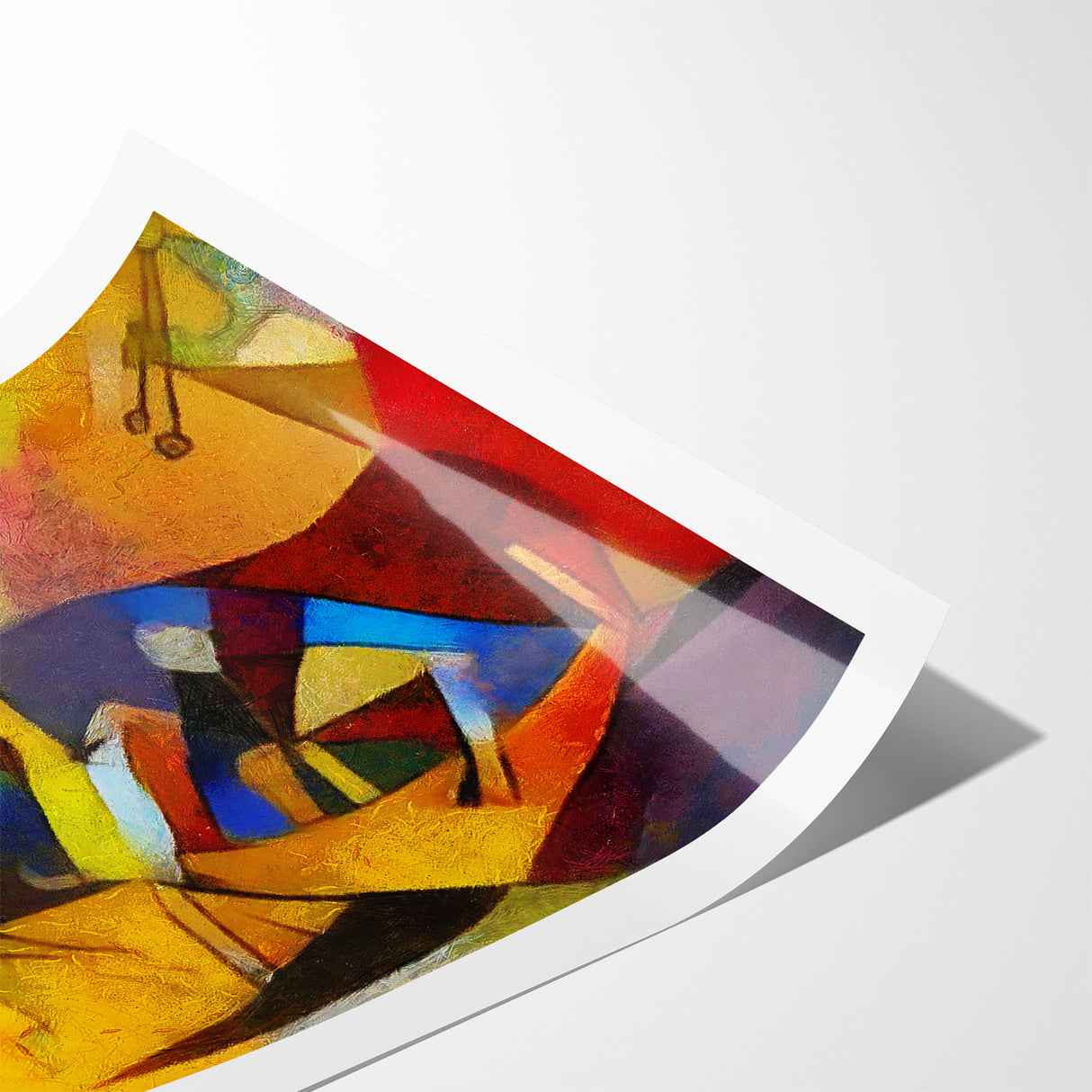 Vibrant Abstract Expressionist Art Canvas - Colorful Expressionist Painting