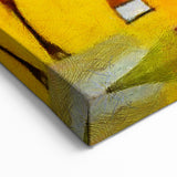 Vibrant Abstract Expressionist Art Canvas - Colorful Expressionist Painting
