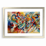 Vivid Abstract Expressionist Canvas Wall Art