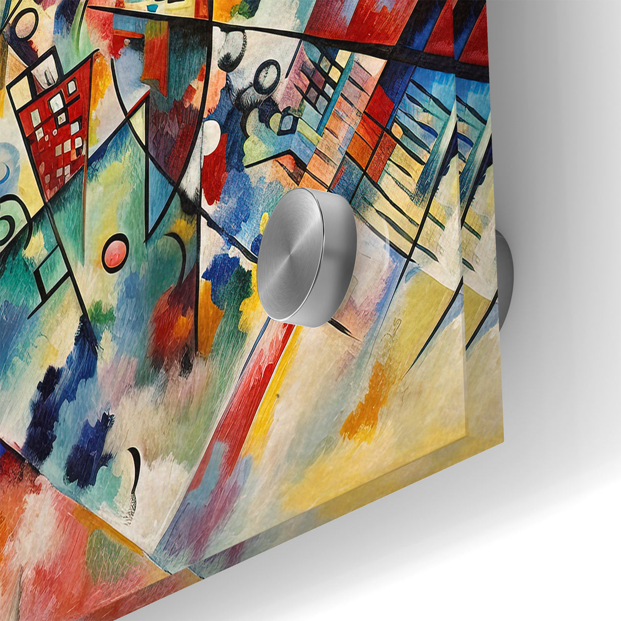 Vivid Abstract Expressionist Canvas Wall Art