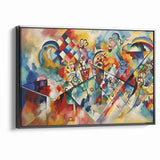 Vivid Abstract Expressionist Canvas Wall Art