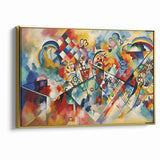 Vivid Abstract Expressionist Canvas Wall Art