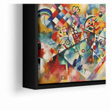 Vivid Abstract Expressionist Canvas Wall Art