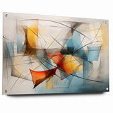 Fluid Abstract Expressionist Canvas Wall Art