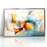 Fluid Abstract Expressionist Canvas Wall Art