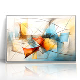 Fluid Abstract Expressionist Canvas Wall Art