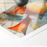Fluid Abstract Expressionist Canvas Wall Art