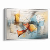 Fluid Abstract Expressionist Canvas Wall Art