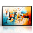 Abstract Expressionist Geometric Canvas Wall Art