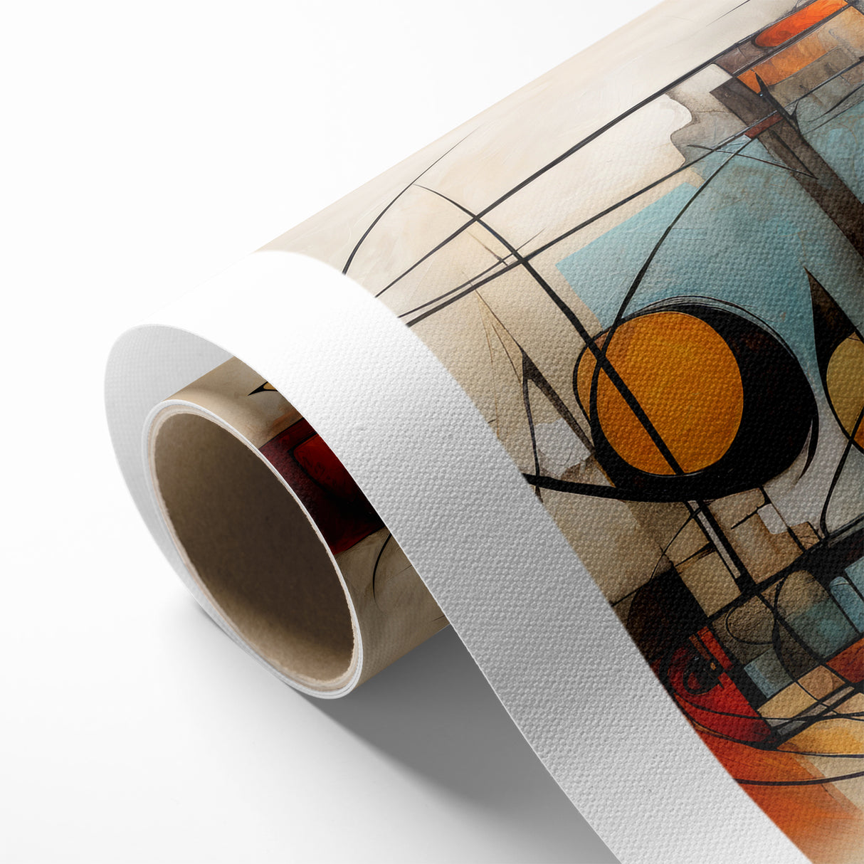 Modern Geometric Abstract Expressionist Canvas Wall Art
