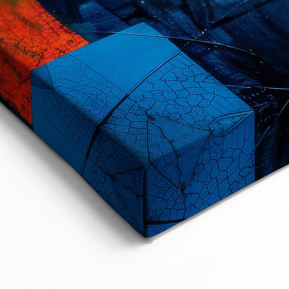 Vibrant Geometric Abstract Expressionist Canvas Wall Art