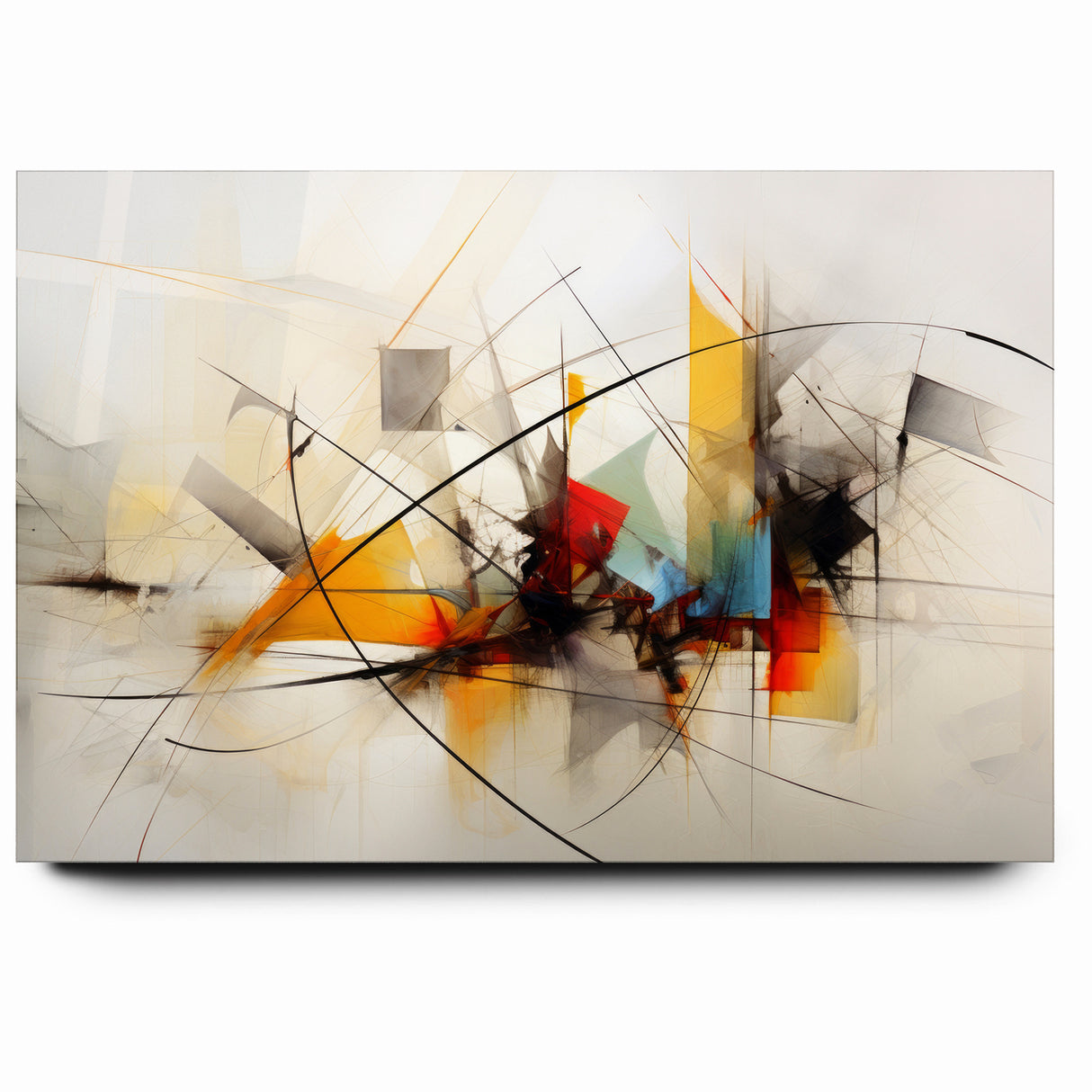 Dynamic Abstract Expressionist Canvas Wall Art