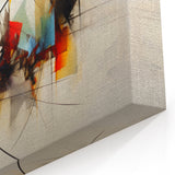 Dynamic Abstract Expressionist Canvas Wall Art