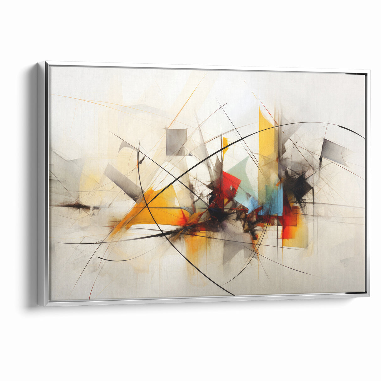 Dynamic Abstract Expressionist Canvas Wall Art