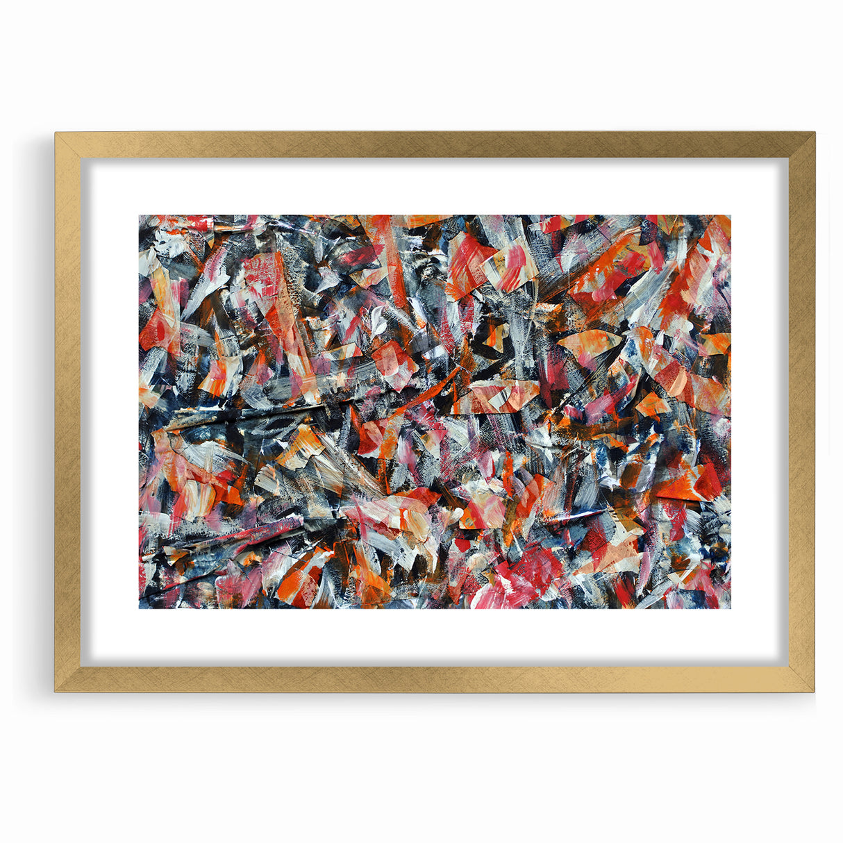 Textured Abstract Expressionist Canvas Wall Art