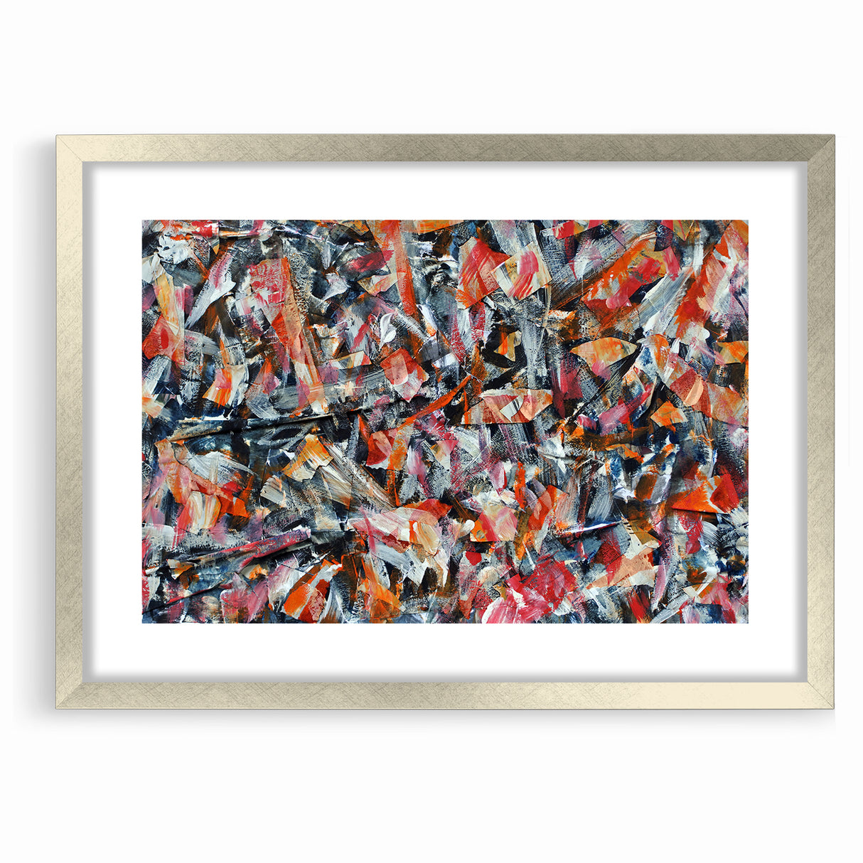 Textured Abstract Expressionist Canvas Wall Art