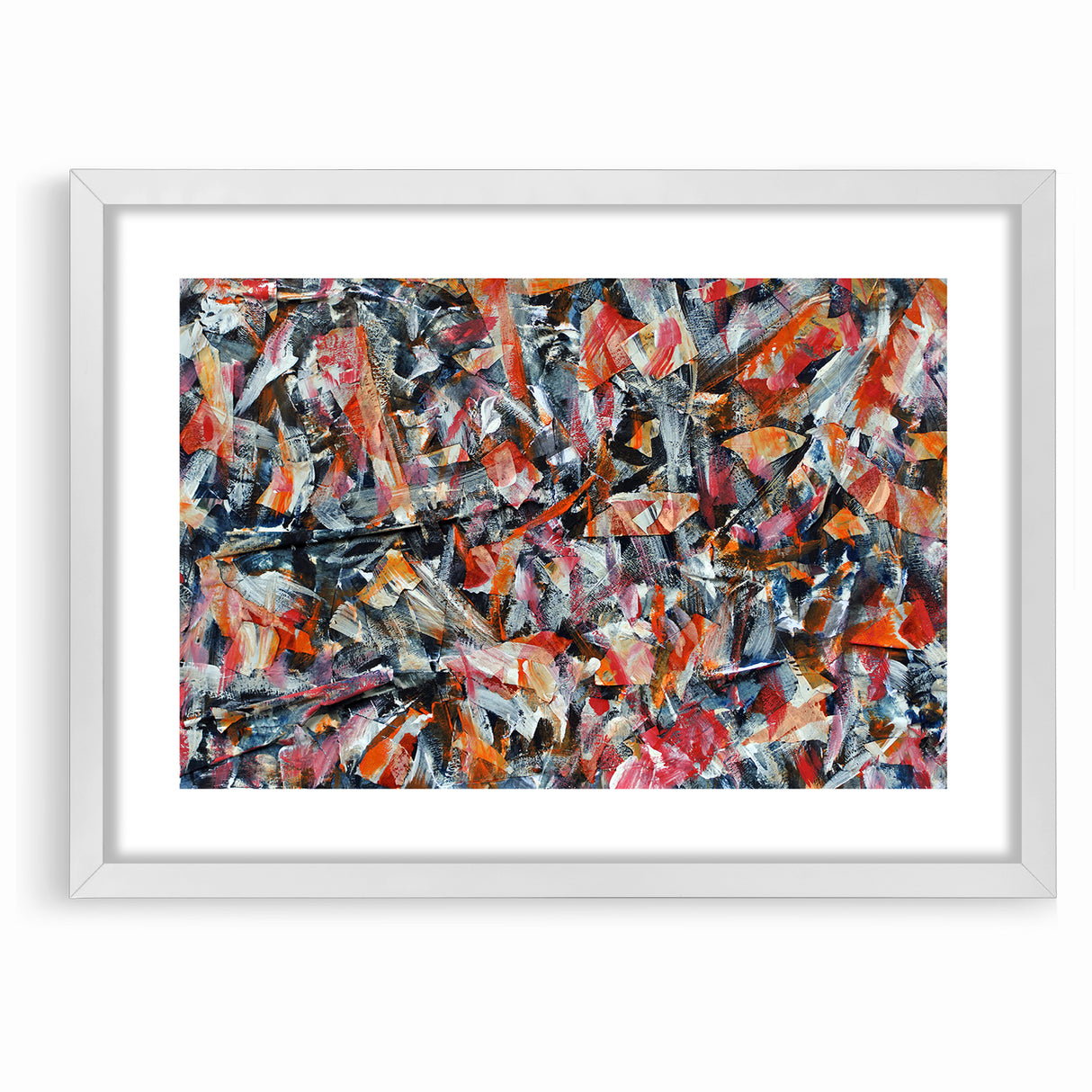 Textured Abstract Expressionist Canvas Wall Art