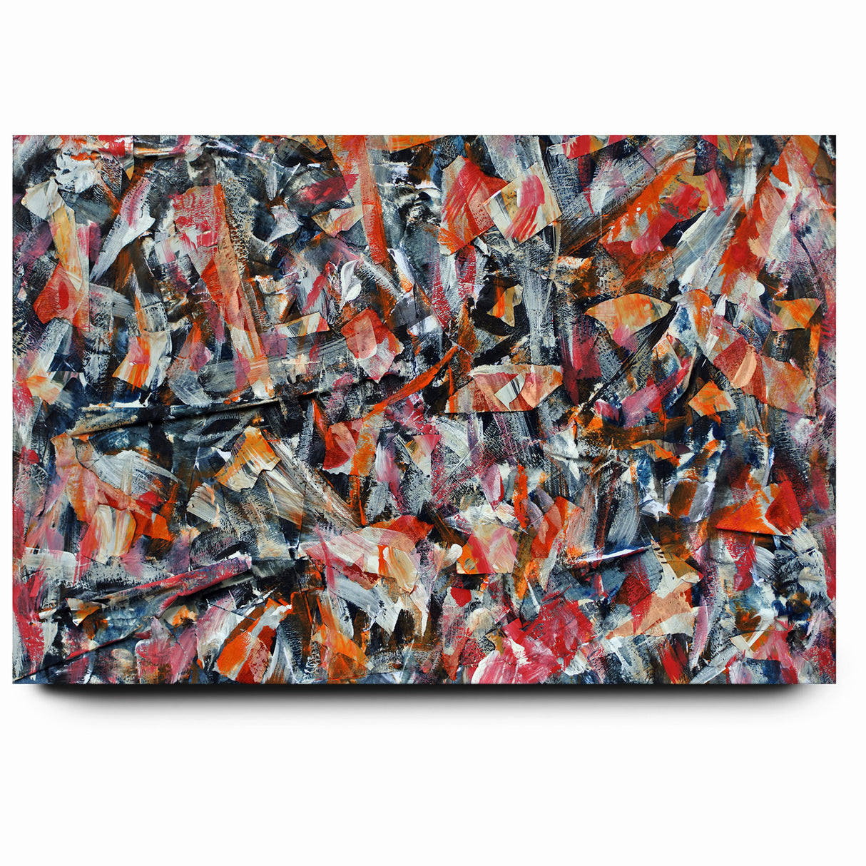 Textured Abstract Expressionist Canvas Wall Art