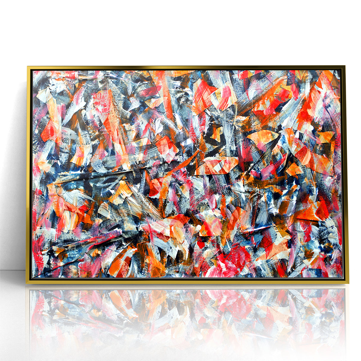 Textured Abstract Expressionist Canvas Wall Art