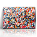Textured Abstract Expressionist Canvas Wall Art